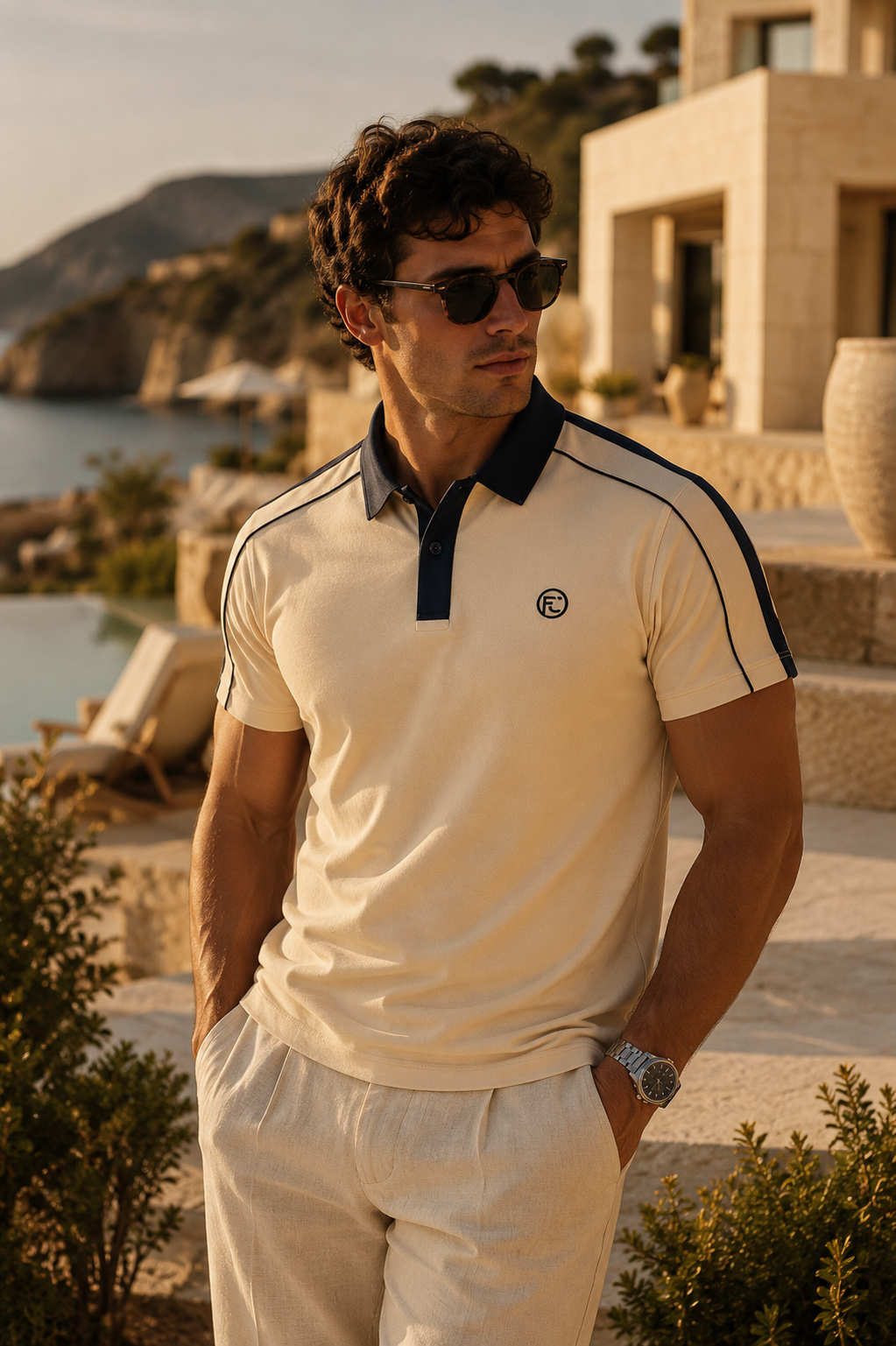 Polo FORTIS CREED 001 — White Edition