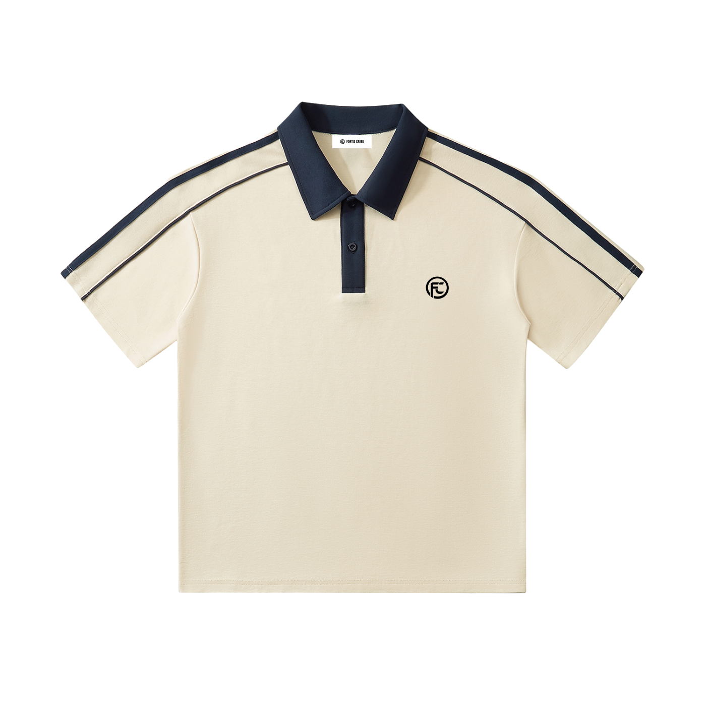 Polo FORTIS CREED 001 — White Edition